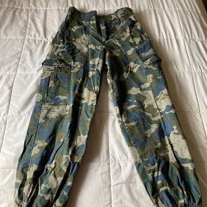 Cuffed army pants